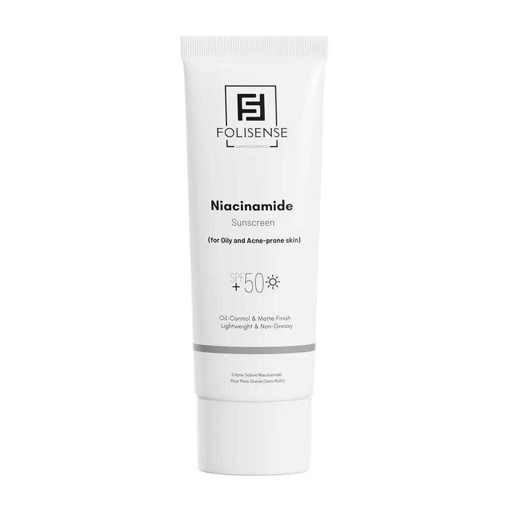 کرم ضد آفتاب نیاسینامید SPF50+ فولیسنس 40 میل