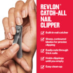 ناخن‌گیر Revlon Catch-All | برش دقیق و راحت ناخن‌ها