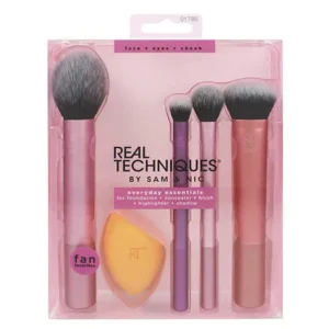 خرید ست 5 عددی براش و پد آرایشی ریل تکنیکس