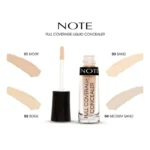 ‫کانسیلر مایع نوت مدل فول کاور